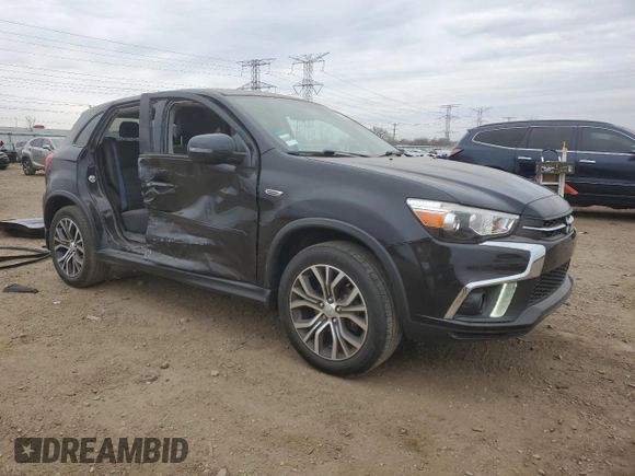 2018 Mitsubishi Outlander SE with VIN JA4AP3AW9JU018859, listed as a Copart auction lot 52498065 with 26,527 mi miles and Salvage title. Bid and sale history available at DreamBid. Image 4.