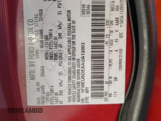 2010 Ford Explorer XLT z VIN 1FMEU6DE8AUA12003, wystawiony jako Copart lot #82814403 z przebiegiem 119 721 mil mil oraz Szkoda całkowita • Salvage title. Historia ofert i sprzedaży dostępna na DreamBid. Obrazek 12.