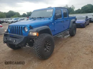 2020 Jeep Gladiator Sport S с VIN 1C6JJTAGXLL171914, выставлен на аукционе Copart как лот 55228435 с пробегом 81 848 миль миль и Списание • Salvage title. История ставок и продаж доступна на DreamBid. Изображение 1.