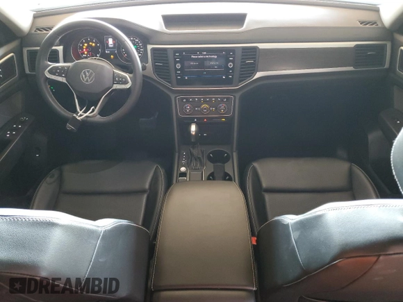 2021 Volkswagen Atlas SE with VIN 1V2WR2CA6MC596444, listed as a Copart auction lot 57615625 with 56,749 mi miles and Salvage title. Bid and sale history available at DreamBid. Image 8.