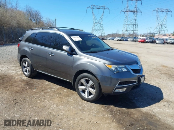 2011 Acura MDX with VIN 2HNYD2H27BH543623, listed as a IAAI auction lot 41833381 with Not Provided miles and . Bid and sale history available at carsss.com. Image 1.