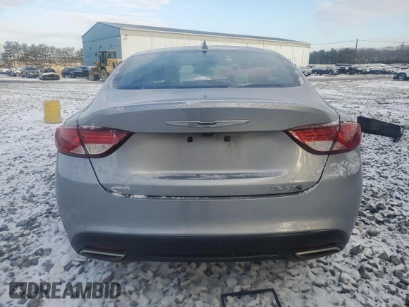 2015 Chrysler 200 S with VIN 1C3CCCDG8FN656444, listed as a Copart auction lot 52065895 with 78,910 mi miles and Salvage Title. Bid and sale history available at carsss.com. Image 6.