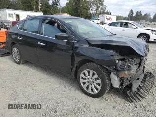 2017 Nissan Sentra SV with VIN 3N1AB7AP9HL701740, listed as a Copart auction lot 55942245 with 88,324 mi miles and Salvage Title. Bid and sale history available at DreamBid. Image 4.
