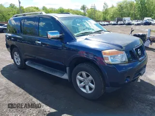 2010 Nissan Armada Titanium z VIN 5N1AA0NC3AN600452, wystawiony jako IAAI lot #42189902 z przebiegiem 169 310 mil mil oraz . Historia ofert i sprzedaży dostępna na DreamBid. Obrazek 1.