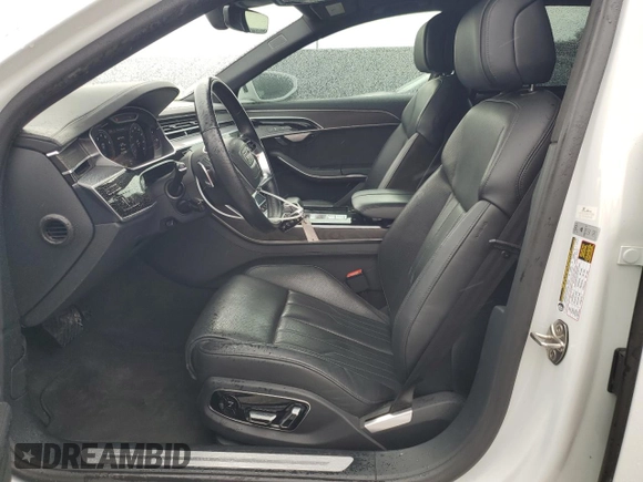 2019 Audi A8 z VIN WAU8DAF88KN004066, wystawiony jako Copart lot #56928395 z przebiegiem 93 157 mil mil oraz Czysty tytuł • Clean title. Historia ofert i sprzedaży dostępna na DreamBid. Obrazek 7.