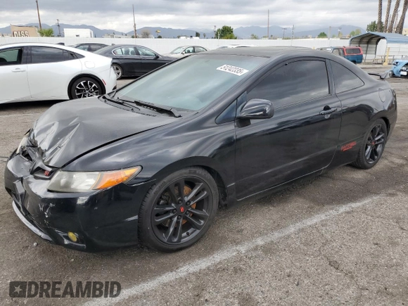 2006 Honda Civic Si z VIN 2HGFG21576H704892, wystawiony jako Copart lot #51242335 z przebiegiem 195 234 mil mil oraz Szkoda całkowita • Salvage title. Historia ofert i sprzedaży dostępna na DreamBid. Obrazek 1.