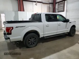 2017 Ford F-150 XL with VIN 1FTEW1CP8HKC03320, listed as a Copart auction lot 44320755 with 134,569 mi miles and Salvage Title. Bid and sale history available at carsss.com. Image 3.