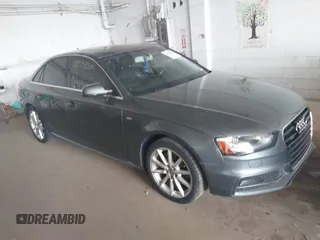 2014 Audi A4 Premium Plus z VIN WAUFFAFL5EN031364, wystawiony jako IAAI lot #42538371 z przebiegiem Nie podano mil oraz . Historia ofert i sprzedaży dostępna na DreamBid. Obrazek 1.