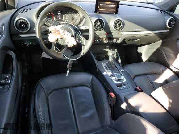 2018 Audi A3 Sedan Premium with VIN WAUB8GFF7J1005436, listed as a Copart auction lot 77723243 with 97,339 mi miles. Bid and sale history available at carsss.com. Image 8.