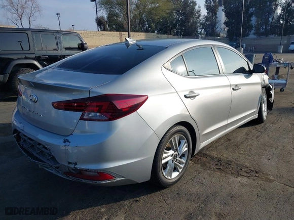 2020 Hyundai Elantra SEL with VIN 5NPD84LF7LH614665, listed as a IAAI auction lot 41407540 with 66,173 mi miles. Bid and sale history available at carsss.com. Image 4.