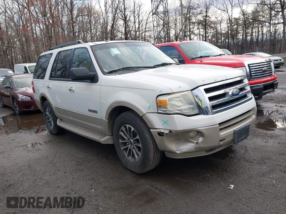 2008 Ford Expedition Eddie Bauer z VIN 1FMFU17508LA48514, wystawiony jako IAAI lot #41800982 z przebiegiem 180 038 mil mil oraz . Historia ofert i sprzedaży dostępna na DreamBid. Obrazek 1.