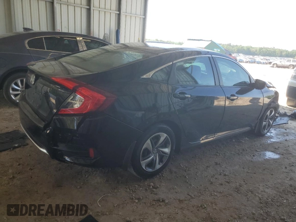 2019 Honda Civic Sedan LX with VIN 2HGFC2F63KH576061, listed as a Copart auction lot 53490125 with 59,725 mi miles and Non Repairable. Bid and sale history available at carsss.com. Image 3.