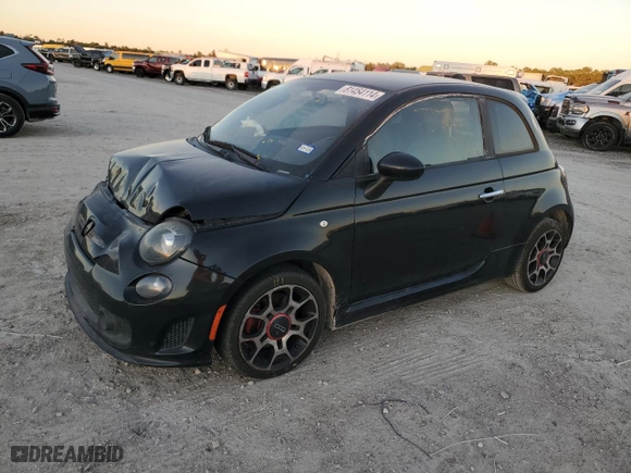 2013 FIAT 500 Turbo with VIN 3C3CFFHHXDT607237, listed as a Copart auction lot 81454114 with 0 mi miles and Salvage Title. Bid and sale history available at carsss.com. Image 1.