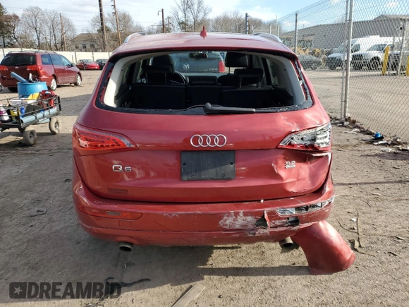 2010 Audi Q5 Prestige with VIN WA1VKAFP3AA040959, listed as a Copart auction lot 45884345 with 175,559 mi miles and Salvage title. Bid and sale history available at DreamBid. Image 6.