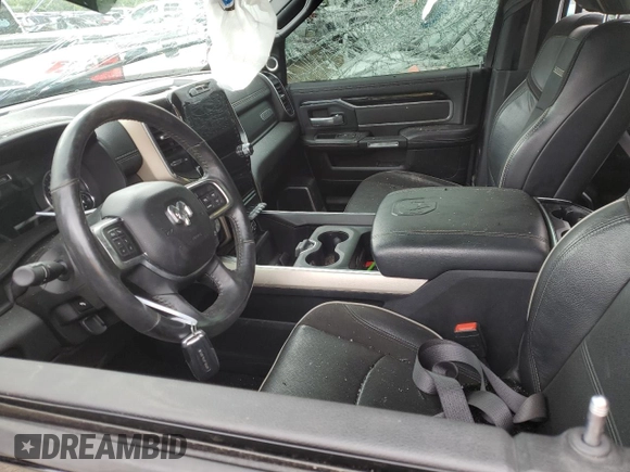 2019 Ram 2500 Laramie with VIN 3C6UR5FJ5KG656219, listed as a Copart auction lot 64840124 with 0 mi miles and Salvage Title. Bid and sale history available at carsss.com. Image 7.