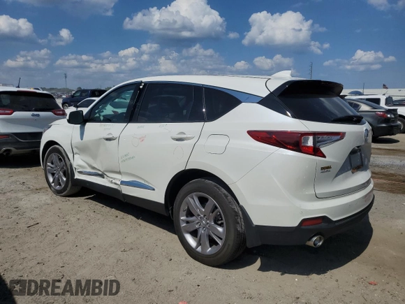 2019 Acura RDX Advance with VIN 5J8TC1H76KL019943, listed as a Copart auction lot 57676865 with 46,326 mi miles and Salvage title. Bid and sale history available at DreamBid. Image 2.