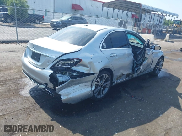 2020 Mercedes-Benz C 300 with VIN WDDWF8DB0LR553935, listed as a IAAI auction lot 42310890 with 96,266 mi miles and . Bid and sale history available at DreamBid. Image 4.