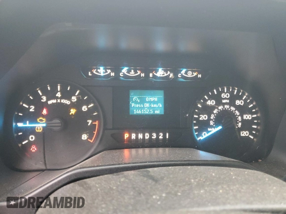 2016 Ford F-150 XL with VIN 1FTMF1E89GFA77025, listed as a Copart auction lot 82636624 with 146,152 mi miles and Salvage title. Bid and sale history available at DreamBid. Image 9.