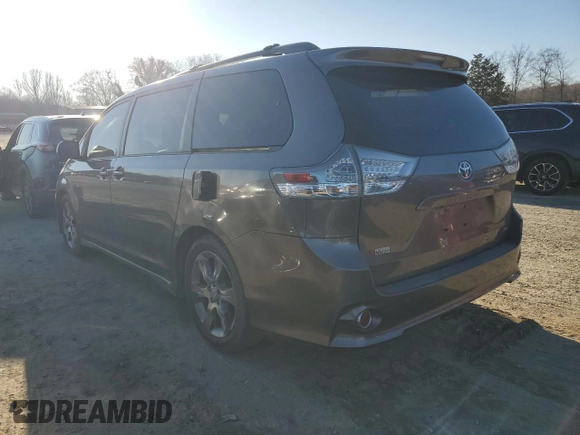 2011 Toyota Sienna SE with VIN 5TDXK3DC8BS081330, listed as a Copart auction lot 41992025 with 109,419 mi miles and Salvage Title. Bid and sale history available at carsss.com. Image 2.