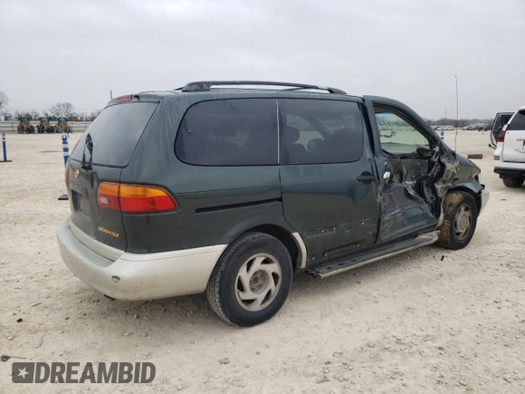 1999 Toyota Sienna LE with VIN 4T3ZF13C6XU151285, listed as a Copart auction lot 43792835 with 0 mi miles and Salvage Title. Bid and sale history available at carsss.com. Image 3.
