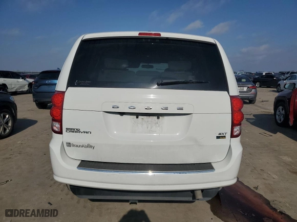 2016 Dodge Grand Caravan SXT with VIN 2C4RDGCG6GR396643, listed as a Copart auction lot 43816165 with 96,588 mi miles and Salvage Title. Bid and sale history available at carsss.com. Image 6.