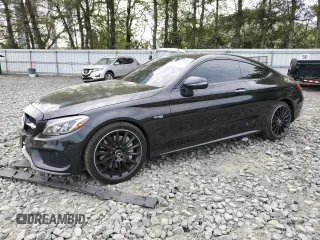 2018 Mercedes-Benz C 43 AMG with VIN WDDWJ6EB5JF672788, listed as a Copart auction lot 55518825 with 61,840 mi miles and Salvage title. Bid and sale history available at DreamBid. Image 1.