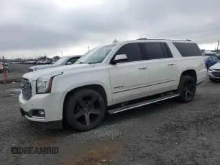 2015 GMC Yukon XL Denali with VIN 1GKS2JKJ0FR540729, listed as a Copart auction lot 46846035 with 131,849 mi miles and Salvage Title. Bid and sale history available at carsss.com. Image 1.