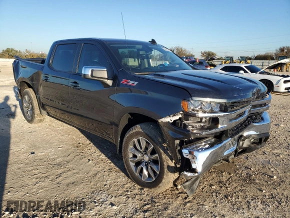 2021 Chevrolet Silverado 1500 LT with VIN 1GCUYDET9MZ379702, listed as a Copart auction lot 84435314 with 50,843 mi miles and Salvage Title. Bid and sale history available at carsss.com. Image 4.