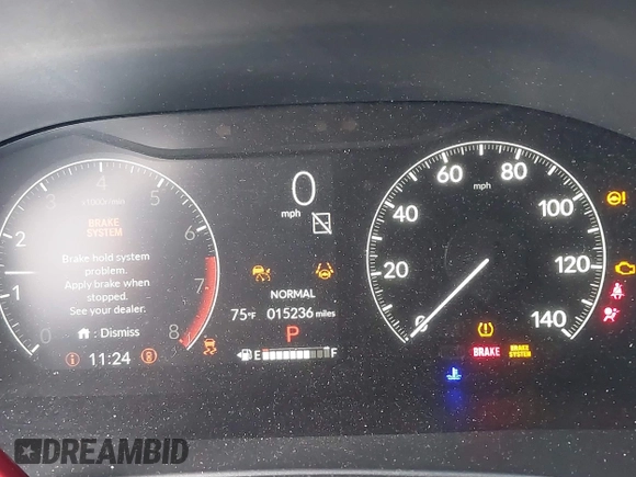 2024 Honda CR-V EX-L with VIN 2HKRS3H73RH329716, listed as a IAAI auction lot 41132814 with 15,236 mi miles and . Bid and sale history available at DreamBid. Image 7.