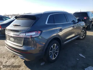 2019 Lincoln Nautilus Select with VIN 2LMPJ6K99KBL30506, listed as a Copart auction lot 54581182 with 75,124 mi miles. Bid and sale history available at carsss.com. Image 3.