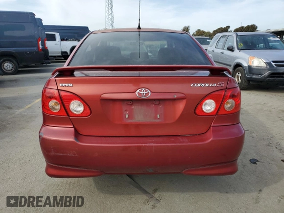 2007 Toyota Corolla CE with VIN 1NXBR32E77Z869735, listed as a Copart auction lot 46121055 with 273,965 mi miles and Salvage Title. Bid and sale history available at DreamBid. Image 6.