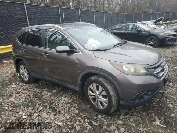 2012 Honda CR-V EX-L with VIN 5J6RM4H79CL015985, listed as a Copart auction lot 83445374 with 188,642 mi miles and Salvage Title. Bid and sale history available at DreamBid. Image 4.