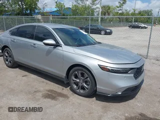 2024 Honda Accord EX-L with VIN 1HGCY2F63RA029823, listed as a IAAI auction lot 42094384 with 21,892 mi miles and . Bid and sale history available at DreamBid. Image 1.