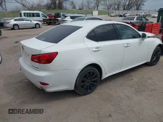 2006 Lexus IS 250 with VIN JTHCK262862008371, listed as a IAAI auction lot 42061562 with 201,598 mi miles and . Bid and sale history available at DreamBid. Image 4.