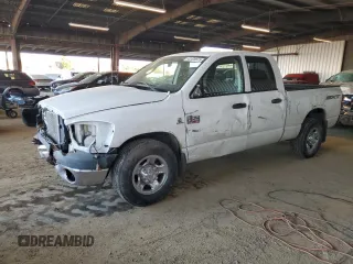 2008 Dodge Ram 2500 SLT with VIN 3D7KR28A48G166008, listed as a Copart auction lot 42439575 with 156,638 mi miles and Salvage Title. Bid and sale history available at carsss.com. Image 1.