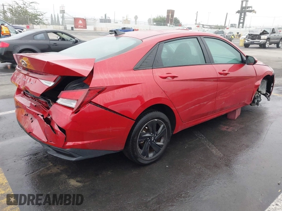 2023 Hyundai Elantra SEL with VIN KMHLM4AG6PU391030, listed as a IAAI auction lot 41015839 with 31,041 mi miles and . Bid and sale history available at DreamBid. Image 4.