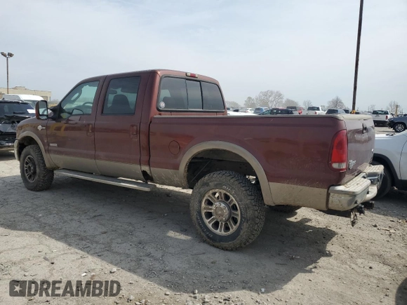 2005 Ford F-350 XL with VIN 1FTWW31PX5EC94944, listed as a Copart auction lot 52916565 with 260,979 mi miles and Salvage Title. Bid and sale history available at DreamBid. Image 2.