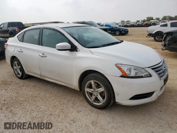 2014 Nissan Sentra SV with VIN 3N1AB7AP9EL637503, listed as a Copart auction lot 57509545 with 137,003 mi miles and Clean title. Bid and sale history available at DreamBid. Image 4.