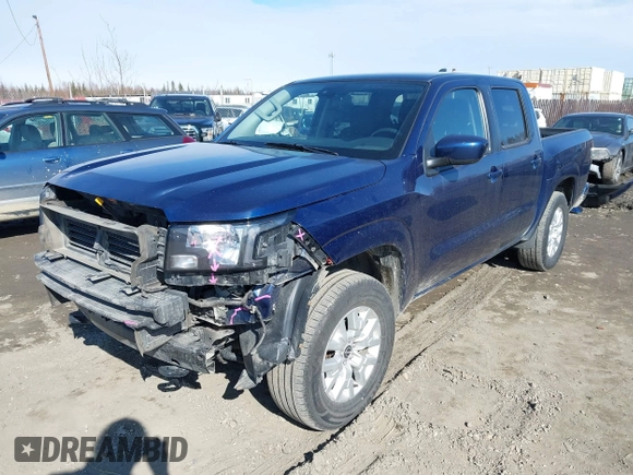 2023 Nissan Frontier PRO-4X with VIN 1N6ED1EK1PN644062, listed as a IAAI auction lot 42107233 with 35,508 mi miles. Bid and sale history available at carsss.com. Image 18.
