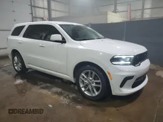 2022 Dodge Durango GT Plus with VIN 1C4RDHDGXNC218311, listed as a Copart auction lot 88631875 with 55,382 mi miles and Clean Title. Bid and sale history available at DreamBid. Image 4.
