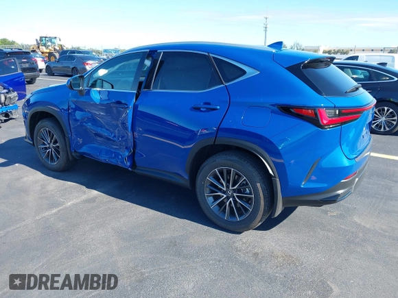 2025 Lexus NX 250 Premium with VIN 2T2GDCAZ9SC024917, listed as a IAAI auction lot 42266349 with 1,343 mi miles and . Bid and sale history available at DreamBid. Image 3.