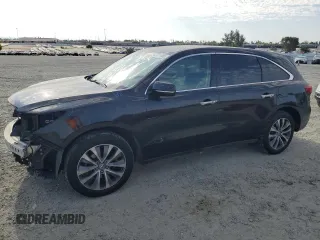 2014 Acura MDX Technology with VIN 5FRYD4H40EB025431, listed as a Copart auction lot 62421465 with 210,673 mi miles and Salvage title. Bid and sale history available at DreamBid. Image 1.
