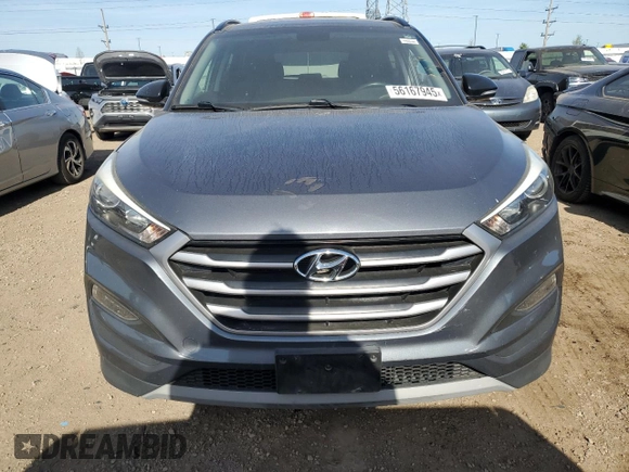 2017 Hyundai Tucson Sport z VIN KM8J3CA29HU480147, wystawiony jako Copart lot #56167945 z przebiegiem 77 945 mil mil oraz Czysty tytuł • Clean title. Historia ofert i sprzedaży dostępna na DreamBid. Obrazek 5.