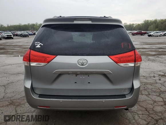 2013 Toyota Sienna XLE with VIN 5TDDK3DC6DS059378, listed as a Copart auction lot 54233765 with 225,129 mi miles and Salvage Title. Bid and sale history available at DreamBid. Image 6.