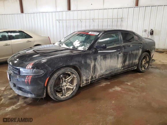 2017 Dodge Charger SXT with VIN 2C3CDXHG2HH641786, listed as a Copart auction lot 89292255 with 112,556 mi miles and Salvage Title. Bid and sale history available at carsss.com. Image 1.