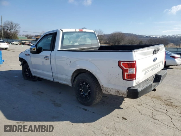 2018 Ford F-150 XL with VIN 1FTMF1CB4JKC54643, listed as a Copart auction lot 44775385 with 125,841 mi miles and Salvage Title. Bid and sale history available at carsss.com. Image 2.