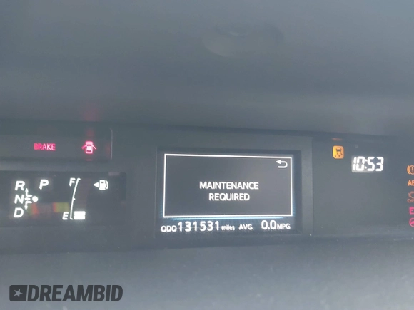 2015 Toyota Prius Two with VIN JTDZN3EU4FJ025444, listed as a IAAI auction lot 41560418 with 131,531 mi miles and . Bid and sale history available at DreamBid. Image 7.