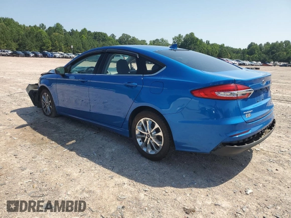 2020 Ford Fusion SE with VIN 3FA6P0HD9LR259402, listed as a Copart auction lot 61955965 with 59,814 mi miles and Salvage title. Bid and sale history available at DreamBid. Image 2.