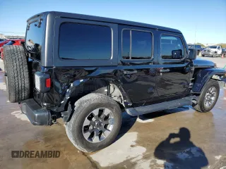 2022 Jeep Wrangler Unlimited Sahara with VIN 1C4HJXEN5NW145438, listed as a Copart auction lot 84207384 with 38,964 mi miles and Non repairable. Bid and sale history available at DreamBid. Image 3.