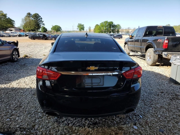 2015 Chevrolet Impala LTZ with VIN 2G1165S39F9161347, listed as a Copart auction lot 52324185 with 139,024 mi miles and Salvage Title. Bid and sale history available at carsss.com. Image 6.